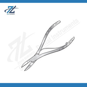 คีมตัดกระดูกแบบกล่อง Stamms คุณภาพมาตรฐาน ผลิตจากเหล็กกล้าไร้สนิม สำหรับศัลยกรรมกระดูก ผลิตโดยผู้ผลิตจากปากีสถาน - Product Image 4