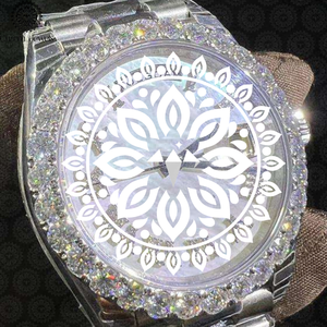 Charm Jewells Luxury Stainless Steel Round <b>Watch</b> 38mm Analog Sapphire Crystal Luminous Quartz Movement Women Fashion - Product Image 5