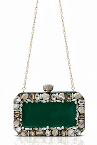 Pochette de soirée de luxe en résine époxy et acrylique pour femmes, collection d'accessoires pour soirées cocktail - Product Image 3