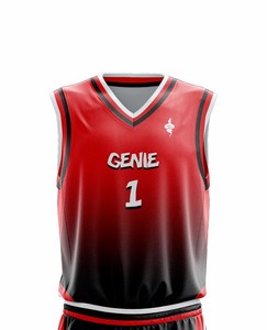 Uniformes de Baloncesto sin Mangas Transpirables de Alta Calidad, 100% Poliéster, Tallas Grandes para Adultos, Diseño Personalizado, Sublimación Digital - Product Image 2