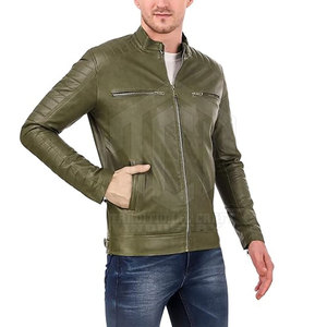 <b>Cheap</b> Price High Quality Men Leather <b>Jackets</b> New Arrival <b>Winter</b> Customized Color Front Logo Leather <b>Jacket</b> - Product Image 4