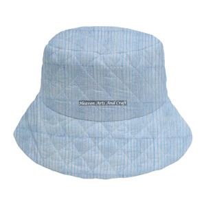 Factory Sale Custom New Fashion All Over Print Quilted Bucket Hats Custom Logo Quilted Bucket Hat For <b>Men</b> Women High Quality - Product Image 4