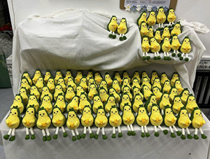 Jouet décoratif en crochet d'animaux en fil doux, poupée en laine faite main au Vietnam, porte-clés pour cadeau de baby shower ou d'amitié - Product Image 2