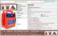 Boîtier de qualité Pro Booster (12V-24V) et voltmètre + protection contre les surtensions, avec chargeur rapide