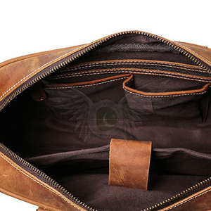 Work & Business Use Genuine <b>Leather</b> Casual <b>Laptop</b> <b>Bag</b>-Durable Office Carry with Secure Storage & Easy Access - Product Image 5
