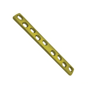 Plaque de compression dynamique large (DCP) en or de 4,5 mm pour la fixation des fractures, procédures chirurgicales, plaque de fixation chirurgicale orthopédique - Product Image 2