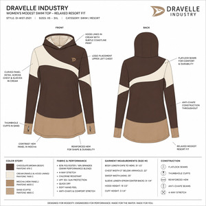 Top Deportivo de Natación para Mujer, Elástico en 4 Direcciones, con Capucha, Manga Larga, Protección UPF 50+, Ropa para Deportes Acuáticos, 1 Pieza, Logotipo Frontal - Product Image 5