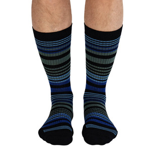 Luxury Mens <b>Wool</b>/Nylon Crew <b>Socks</b> Customizable Design Sporty Winter Breathable Eco-Friendly Yoga Basketball Cuff Logo - Product Image 1