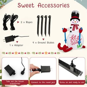 6FT Inflatable Outdoor Christmas Decoration with LED Lights for Holiday Yard Decorations - Product Image 4