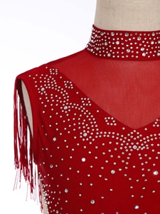 6-16 enfants filles justaucorps de danse jupe body Costumes de danse personnalisés pour compétition de danse lyrique latine scène Performance fête - Product Image 3