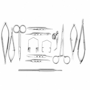 15-Piece Basic Eye Manual Microsurgery Ophthalmic Scissors Surgical Instrument Set Stainless Steel Ophthalmology Surgery Kit CE - Product Image 3