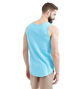 Camiseta Interior de Alta Calidad y Económica, de Poliéster Blanco, para Gimnasio, Verano, Tejido Anti-Pilling, Chaleco Deportivo para Hombre, Servicio OEM - Product Image 4