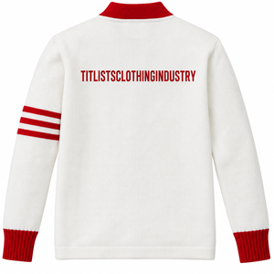 Sweat-shirts à col en V personnalisés de haute qualité avec lettres et logos d'universités pour hommes et femmes - Product Image 3