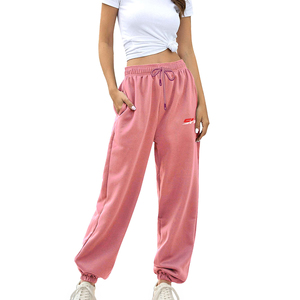 Cozy Womens Sweatpants Blank Streetwear Custom Joggers Heavy Weight Fabric Comfortable Track Pants For Women's - Product Image 1