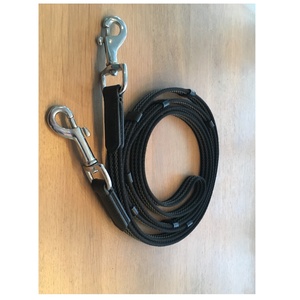 Reinillas para Caballo de Cuero y Goma con Puntos Blancos de 16 mm, Personalizadas, Ligeras y Duraderas, Modelo International 7860R - Product Image 3