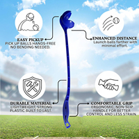 Lanzador de Pelotas Múltiples con Vaso para Pelotas Adicionales, Equipo de Entrenamiento de Cricket Hecho a Medida, Lanzador de Pelotas Profesional para Práctica