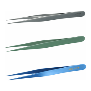 Pinces de précision droites extra-fines Bochem 120/130 mm en acier inoxydable pour la recherche en laboratoire - Product Image 3