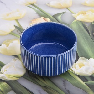 Elegante Recipiente de Cerámica Hecho a Mano para Velas, Diseño de Rayas Azules, Múltiples Mechas, Larga Duración, Decoración de Lujo para el Hogar, Centro de Mesa - Product Image 6