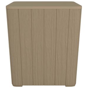 Table de patio en polypropylène brun clair avec couvercle amovible Solution de rangement pratique - Product Image 5