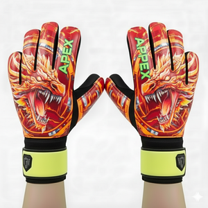 Nouvelles gants de gardien de but de football antidérapants à couverture complète de haute qualité avec fermeture à lacets en cuir personnalisé pour adultes et jeunes - Product Image 2