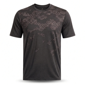 Camisetas Deportivas Casuales Transpirables Antiarrugas de Cuello Redondo y Manga Corta para Hombre, Venta al Por Mayor, Personalizadas - Product Image 2