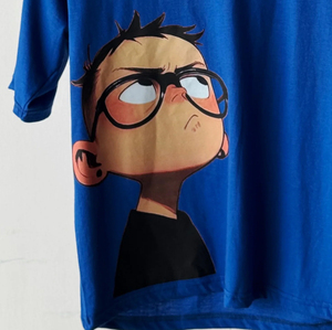 เสื้อยืดโอเวอร์ไซส์แขนสั้นผ้าโพลีเอสเตอร์/คอตตอนเนื้อนุ่มระบายอากาศได้ดี ทรงหลวม สกรีนลายกราฟิกได้ตามสั่ง แบบไหล่ตก ลายเสื้อเจอร์ซีย์ - Product Image 2