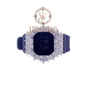Premium Quality Elegant Mossinate Rubber Diamond <b>Watch</b> Genuine Diamonds <b>for</b> Everyday Wear Available <b>for</b> Export Price - Product Image 1