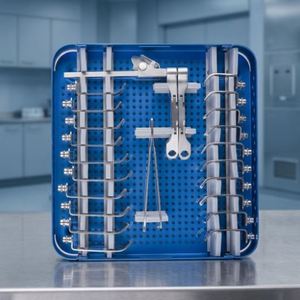 Ensemble d'instruments chirurgicaux orthopédiques en acier inoxydable réutilisable Classe I à alimentation manuelle Détenseur et rétracteur cervical - Product Image 6