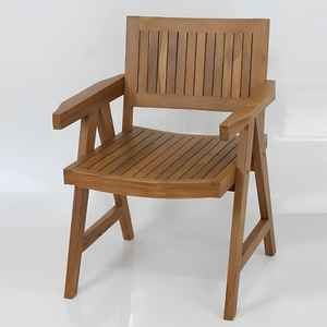 Banco de Jardín Moderno Hecho de Madera de Teca de Alta Calidad, Duradero, Resistente y Ecológico, Apto para Cocina y Villa - Product Image 5
