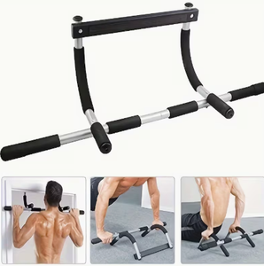 บาร์โหนติดผนังแบบหลายจุดจับ สำหรับออกกำลังกายที่บ้าน ทำจากเหล็ก - Product Image 2