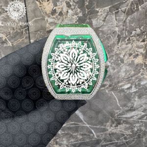 นาฬิกาข้อมือผู้ชาย Charm Luxury ระบบจักรกล ตัวเรือนสแตนเลส หน้าปัดสีเขียว พร้อมฟังก์ชั่นเข็มทิศ ระบบอนาล็อก แสดงวันที่อัตโนมัติ กันน้ำ 10 บาร์ - Product Image 1