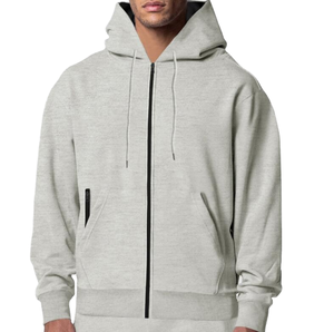 Sweat-shirt à capuche pour homme à manches longues avec cordon de serrage, imprimé graphique, léger, 100% coton molletonné, coupe-vent, ODM, hiver - Product Image 3
