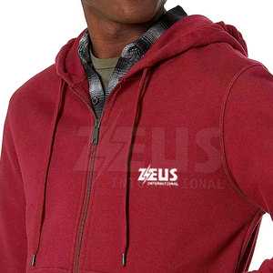 Sweat-shirts à fermeture éclair pour hommes, style streetwear, confectionnés en coton mélangé pour un look décontracté. - Product Image 6