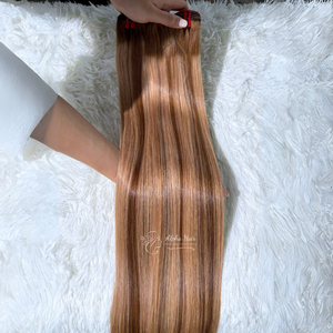 มัดผมตรงเงางามเป็นพิเศษสำหรับ12A ผมมนุษย์แท้เวียดนาม100% ผมต่อ - Product Image 5
