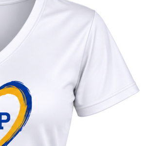 T-shirt de sport à col en V pour femmes Sigma Gamma Rho, personnalisé pour la sororité grecque, haut d'entraînement à manches courtes, vente en gros - Product Image 5