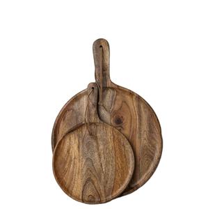 Tabla de cortar de nuevo diseño decorativa de alta calidad, utensilios de cocina pulidos de madera oscura, superventas - Product Image 1