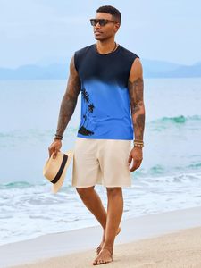 Camiseta sin Mangas Sublimada para Hombre, Estilo Gimnasio, Personalizada, de Secado Rápido, para Correr, Informal, de Verano, con Degradado, Oferta 2026 - Product Image 3