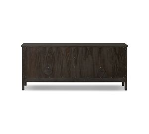 Cómoda Kirana Hecha de Madera de Caoba Sólida de Alta Calidad con Acabado Negro para Uso en Interiores. - Product Image 6