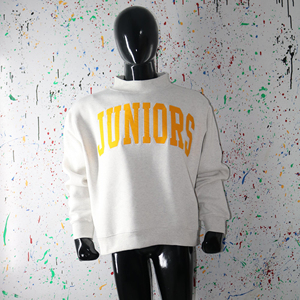 Sweat-shirt à col rond pour juniors, surdimensionné, 100% coton, tricoté, pull unisexe, vêtements décontractés d'automne, URBAN PRODUCTIONS - Product Image 5