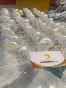 Copa de Vino de Cristal con Conchas Marinas Hecha a Mano en Vietnam, para Beber Vino, Decoración de Mesa, Uso en Bar, para Decoración de Mesa de Comedor - Product Image 5