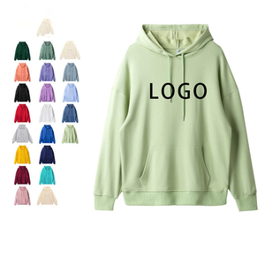Sweat à capuche unisexe en coton tricoté doux et chaud avec poche kangourou, écologique et respirant pour le yoga, les sports et les loisirs (OEM) - Product Image 1