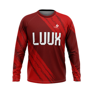 Camiseta Deportiva Personalizada con Transferencia Térmica para Hombre, 100% Poliéster, Transpirable, Antibacteriana, de Secado Rápido, Cuello Redondo, Manga Larga - Product Image 4