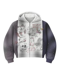 Sweat à capuche unisexe personnalisable avec fermeture éclair pour l'hiver - Design et logo personnalisés - Créez votre propre sweat à capuche - Toutes les tailles disponibles - Product Image 1