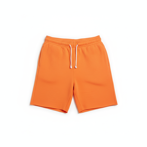 Mens 100% Cotton Knee Length Shorts Lightweight Relaxed Fit Elastic Waist Comfortable Summer Wear Solid Casual Short wear Pants - Product Image 1