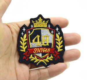 New Arrival Heavy Duty Woven <b>Badges</b> Twill Fabric <b>Machine</b> Embroidered <b>Badges</b> Most Popular Canvas Made in Pakistan Woven <b>Badges</b> - Product Image 6