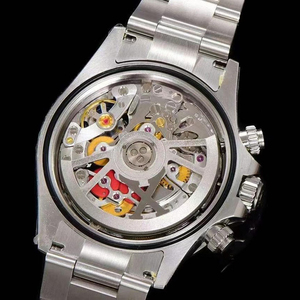 Montre automatique pour homme de haute qualité OEM ODM en acier inoxydable 904L, montre de sport tendance avec diamants bleus, montre squelette mécanique pour homme 4130 - Product Image 2