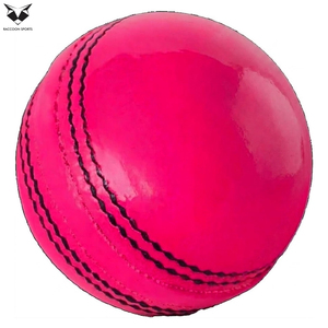 Wholesale Durable Hand Stitched Leather Cricket <b>Ball</b> Set 156g Standard <b>Weight</b> Pink and Black Professional Match <b>Balls</b> - Product Image 3