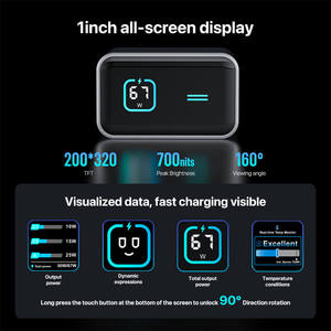 Cargador de Teléfono Móvil Eléctrico de Carga Rápida USB Tipo-C GaN PD3.0 de 67W KYT para 17 - Product Image 2