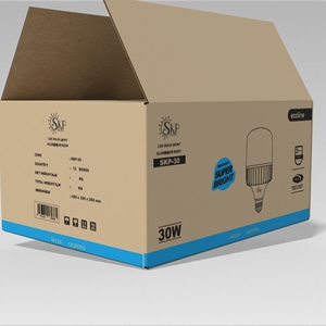 Custom Eco-Friendly Shockproof Packaging <b>Box</b> for Light Bulbs Made Recycled Materials Vietnam Wholesale Supplier Safe Transport - Product Image 2