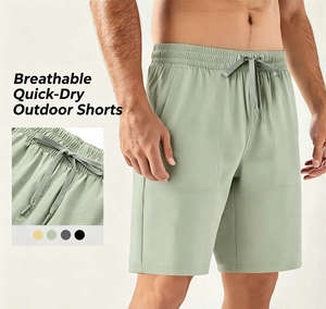 Factory Direct Custom Mesh Summer Shorts Men Custom Logo Lightweight Cotton <b>Athletic</b> Casual Baggy Quick Dry Drawstring Closure - Product Image 5